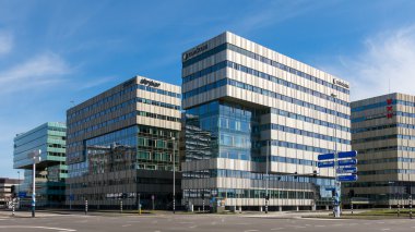 Office binalarda Amsterdam Zuidoost, Hollanda