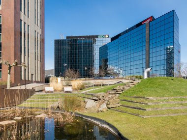 Office binalarda Amsterdam Zuidoost, Hollanda