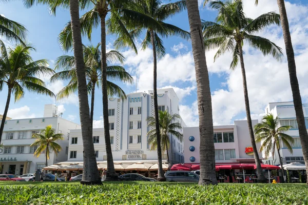 Ocean Drive Art Deco, Miami Beach — Stock Photo, Image