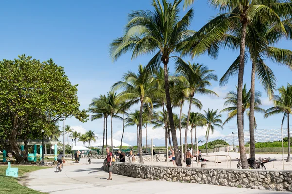 South Beach Boardwalk, Miami Beach — Stock Photo, Image