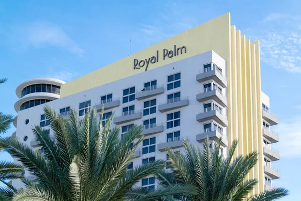 Royal Palm building in Miami Beach, Florida