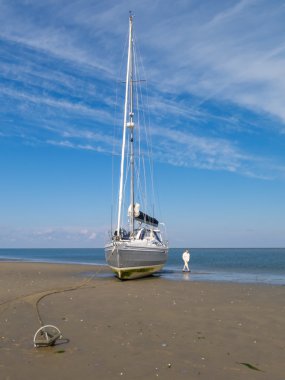 Yelkenli Beach, Wadden Denizi, Hollanda
