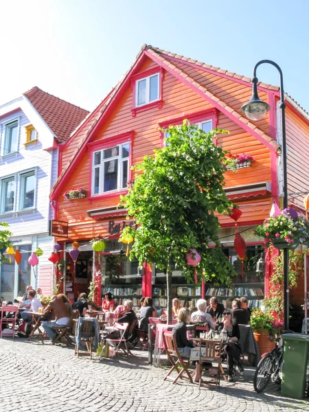 Centrum van de stad Stavanger in Noorwegen — Stockfoto