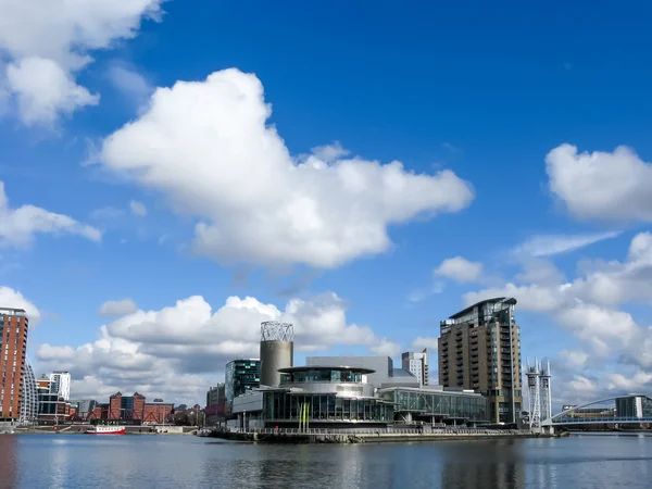 Lowry Panorama, Salford Quays, Manchester — Stockfoto