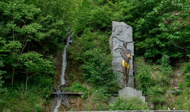 Borjomi Central Park 'taki Prometheus Anıtı