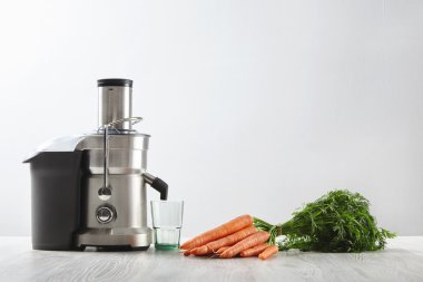 boş cam ile metalik profesyonel juicer