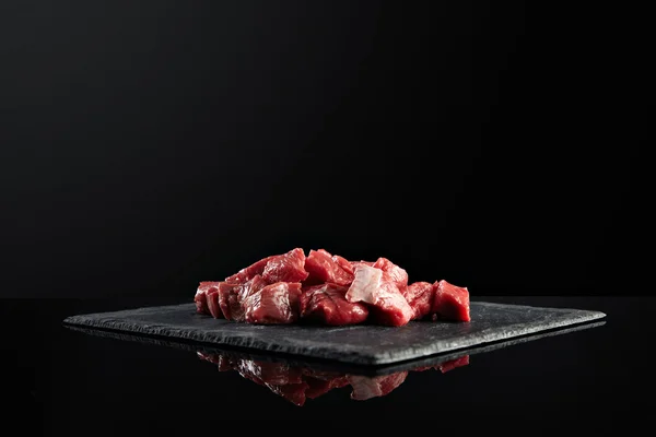 Pieces of raw fresh meat — Stock Photo, Image