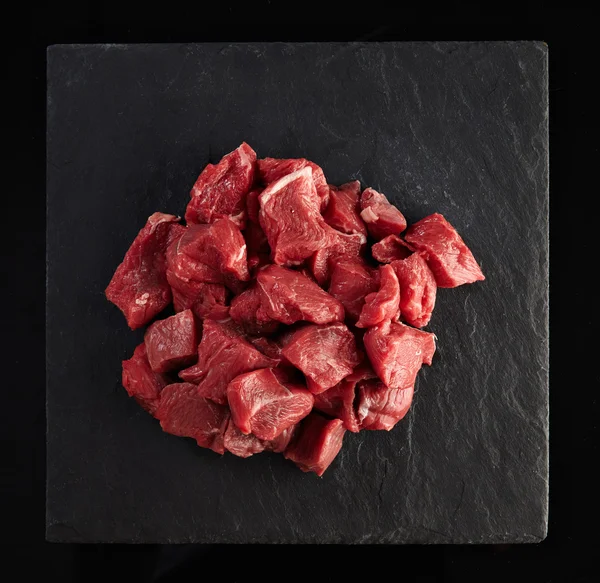 Pezzi di carne fresca cruda — Foto Stock