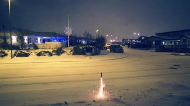 havai fişek roket başlatılması 