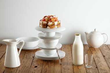 Hassas beyaz çay seti