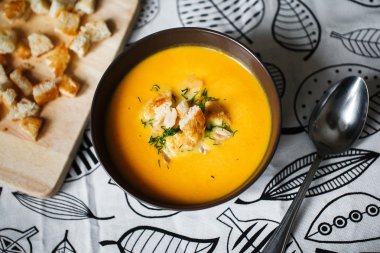 çorba kabak püresi