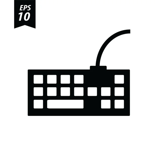 Icono del teclado, diseño de vectores eps10 . — Vector de stock