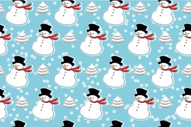 sorunsuz geçmiş ile kardan adam