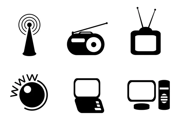 Tecnología icono simple conjunto — Archivo Imágenes Vectoriales