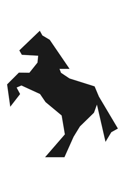 Αφηρημένη άλογο σιλουέτα — Διανυσματικό Αρχείο
