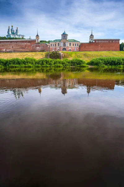 Der Zentrale Historische Teil Der Antiken Stadt Smolensk Überreste Von — Stockfoto