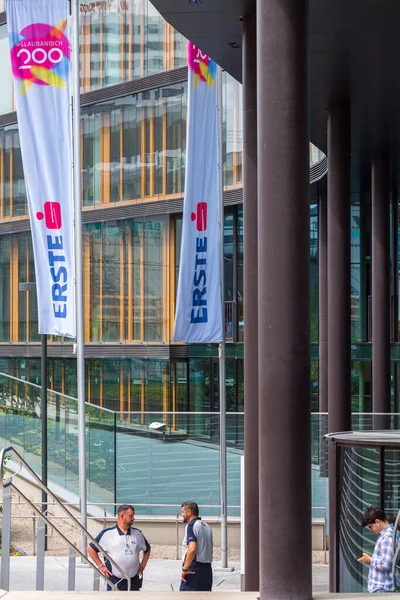 Vienna Österrike Aug Komplexet Administrativa Byggnader Erste Bank Erste Campus — Stockfoto