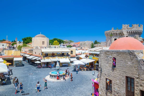 Rhodes Greece June 2021 Sightseeing Place Hot Summer Sunshine Afternoon — 스톡 사진