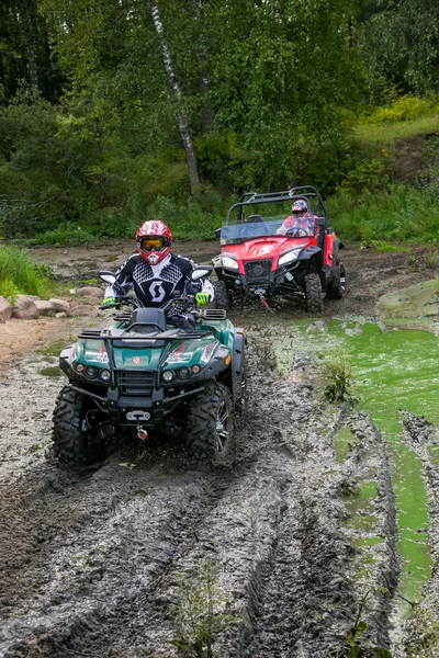 ATV w akcji — Zdjęcie stockowe