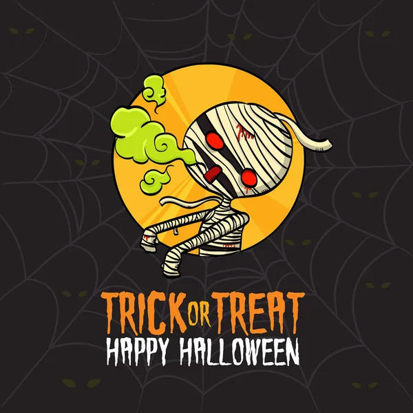 Halloween Trick or Treat Costume momie — Image vectorielle