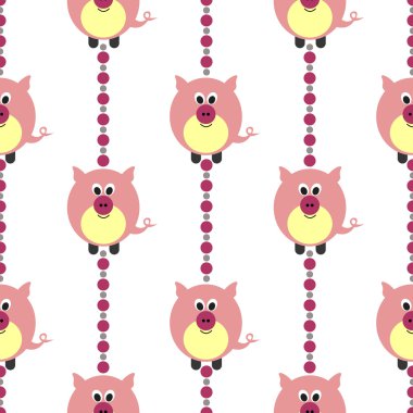 Vektör Dikişsiz desen, grafik illüstrasyon