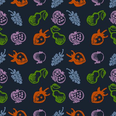 Vektör Dikişsiz desen, grafik illüstrasyon