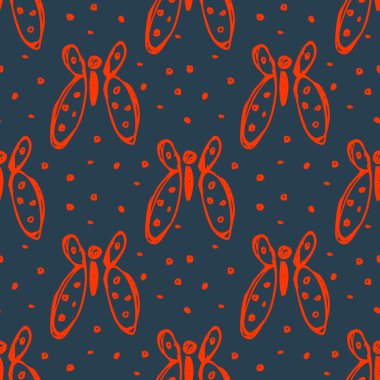 Vektör Dikişsiz desen, grafik illüstrasyon