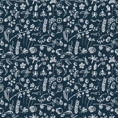 Vektör Dikişsiz desen, grafik illüstrasyon