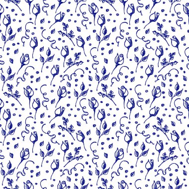 Vektör Dikişsiz desen, grafik illüstrasyon