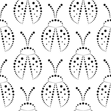 Vektör Dikişsiz desen, grafik illüstrasyon