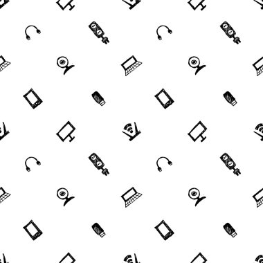 Vektör Dikişsiz desen, grafik illüstrasyon