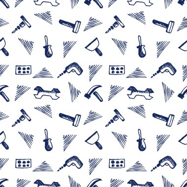 Vektör Dikişsiz desen, grafik illüstrasyon