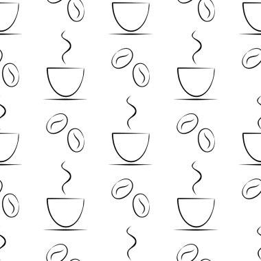 Vektör Dikişsiz desen, grafik illüstrasyon