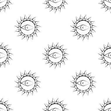 Vektör Dikişsiz desen, grafik illüstrasyon