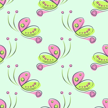 Vektör Dikişsiz desen, grafik illüstrasyon