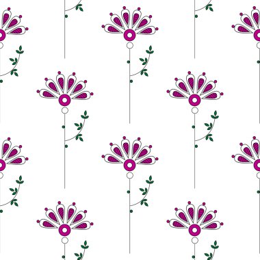 Vektör Dikişsiz desen, grafik illüstrasyon