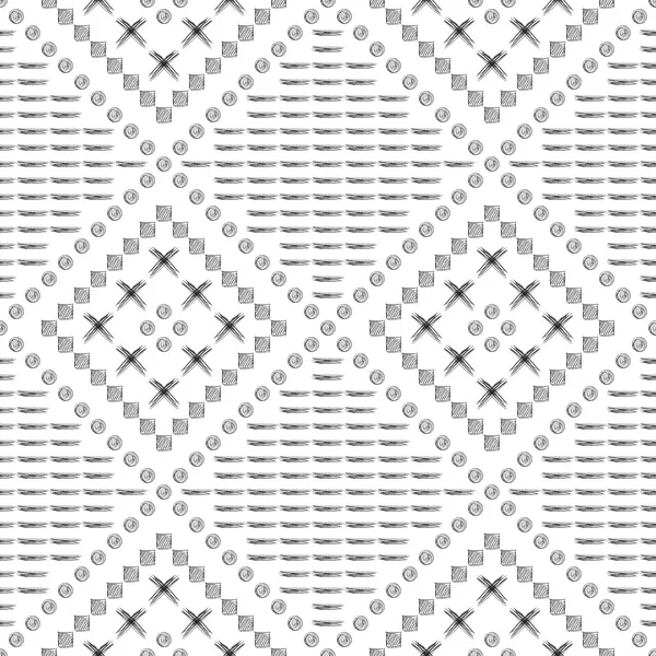 Vector naadloze patroon, grafische afbeelding — Stockvector