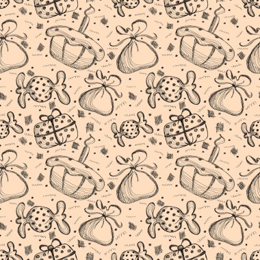 Vektör Dikişsiz desen, grafik illüstrasyon