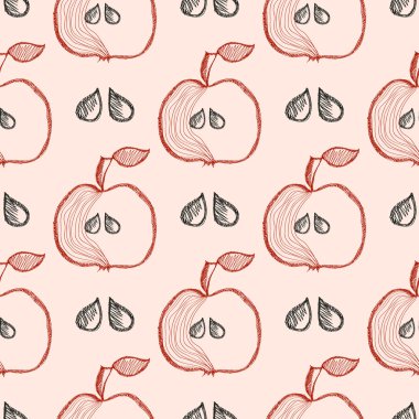 Vektör Dikişsiz desen, grafik illüstrasyon