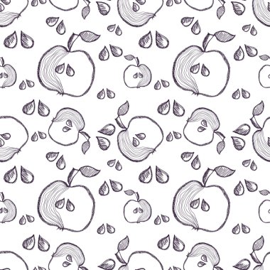 Vektör Dikişsiz desen, grafik illüstrasyon