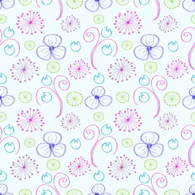 Vektör Dikişsiz desen, grafik illüstrasyon