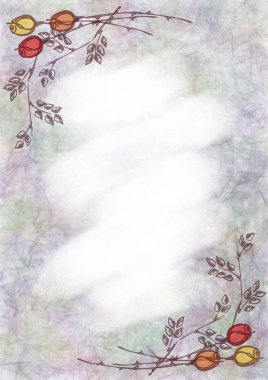 çiçek arka plan çizilmiş