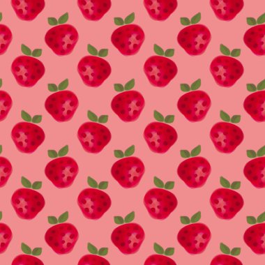 Sulu Boya çizilmiş seamless modeli