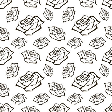 Çizilmiş vektör seamless modeli