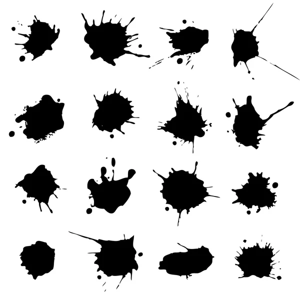 Vektör sıçrama, fırça, grafik illüstrasyon — Stok Vektör