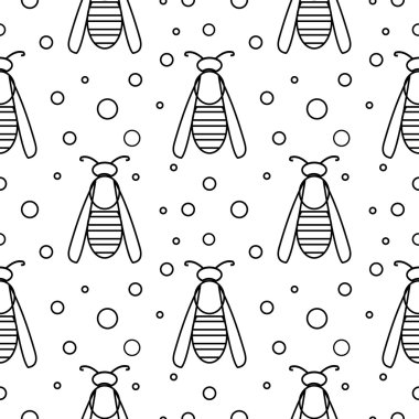 Dikişsiz vektör deseni, grafik illüstrasyon