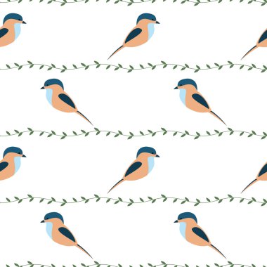 Dikişsiz vektör deseni, grafik illüstrasyon