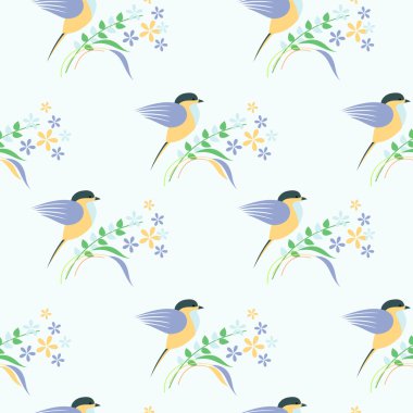 Dikişsiz vektör deseni, grafik illüstrasyon