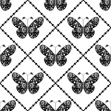 Dikişsiz vektör deseni, grafik illüstrasyon