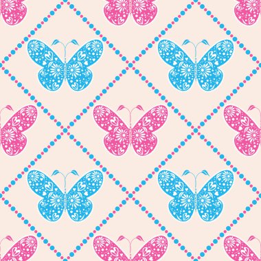 Dikişsiz vektör deseni, grafik illüstrasyon